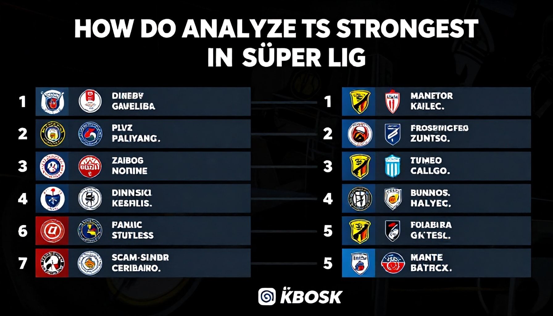 Süper Lig'in En Güçlü Takımlarını Nasıl Analiz Edersiniz?*