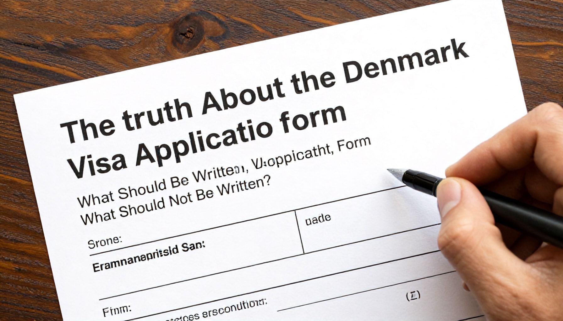 The Truth About Danimarka Vize Başvuru Formu: Ne Yazılmalı, Ne Yazılmamalı?*