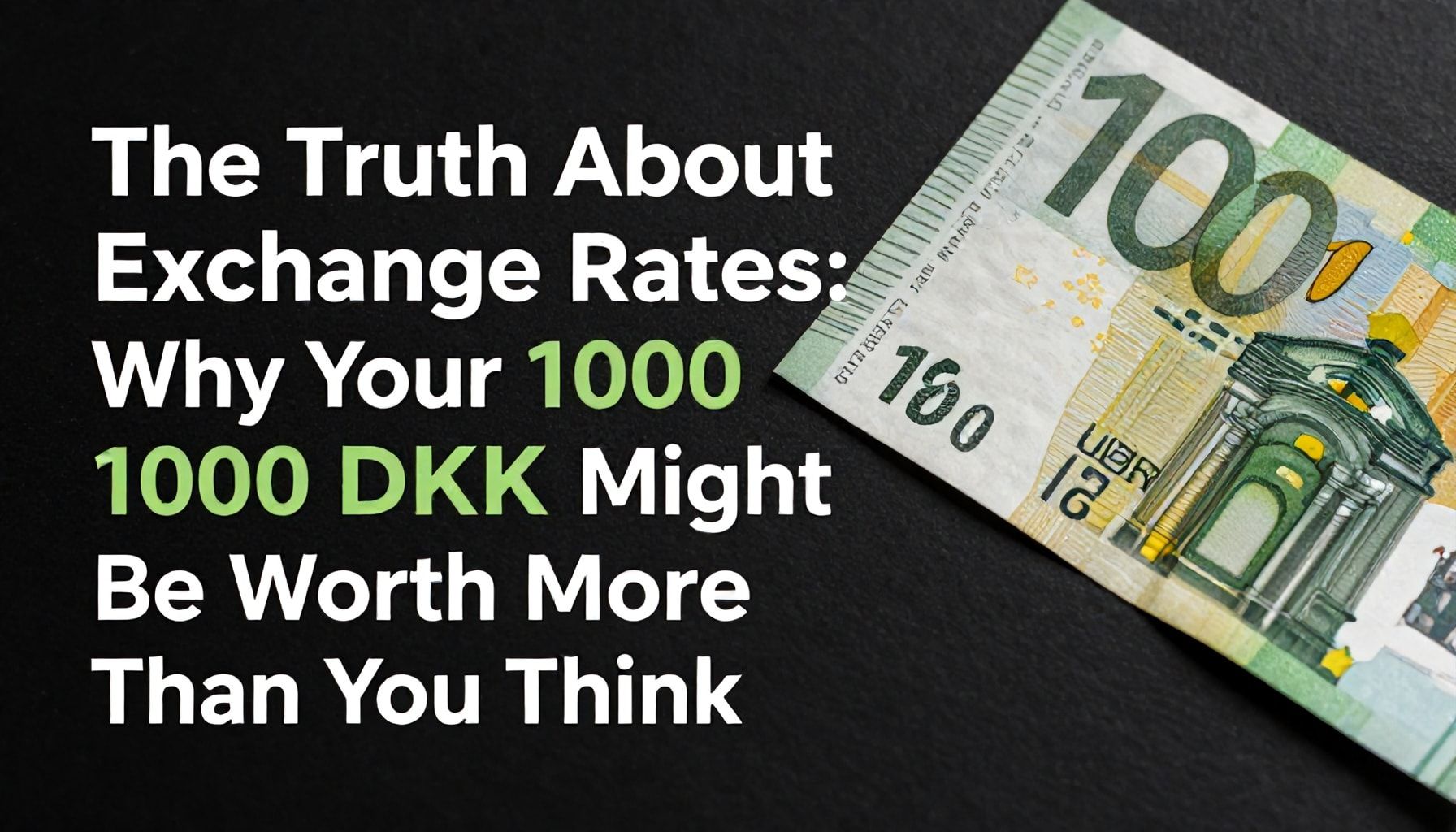 The Truth About Exchange Rates: Why Your 1000 DKK Might Be Worth More Than You Think*