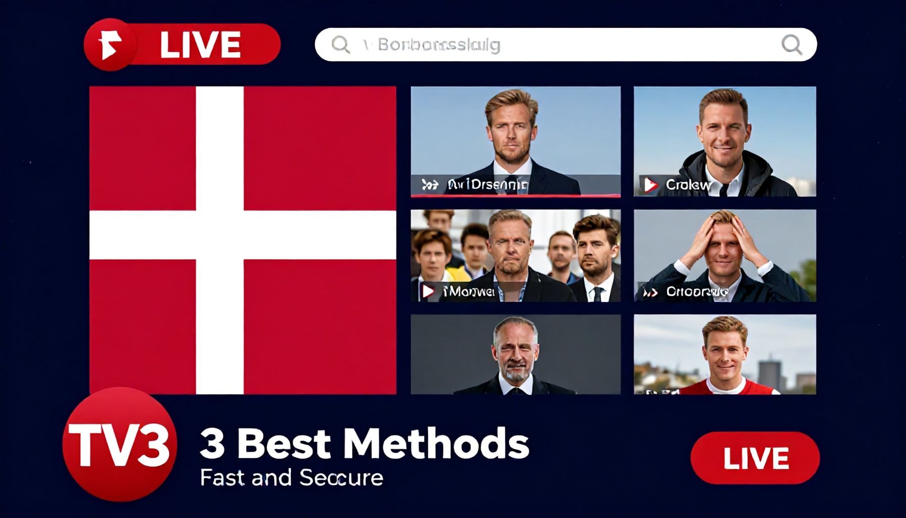 TV3 Danimarka Canlı İzlemek İçin 3 En İyi Yöntem: Hızlı ve Güvenli"*