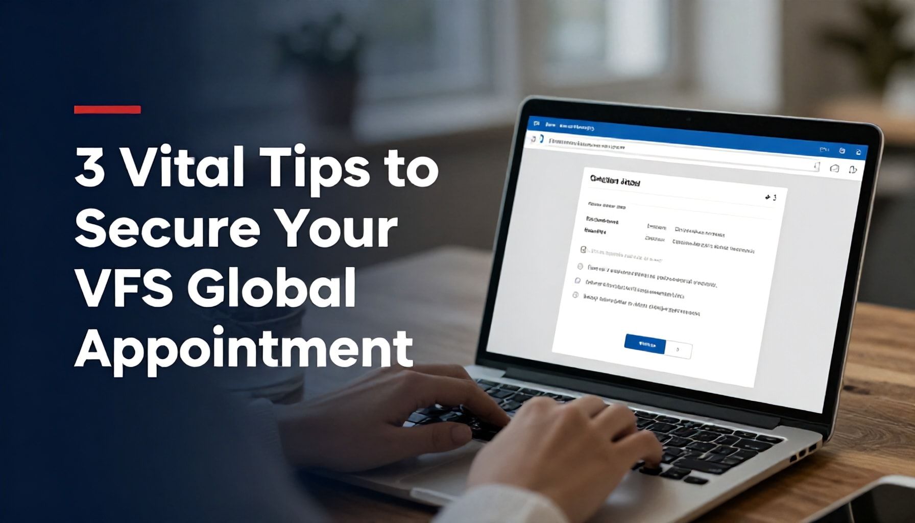 VFS Global Randevusu Almak İçin 3 Hayati İpuçları"*