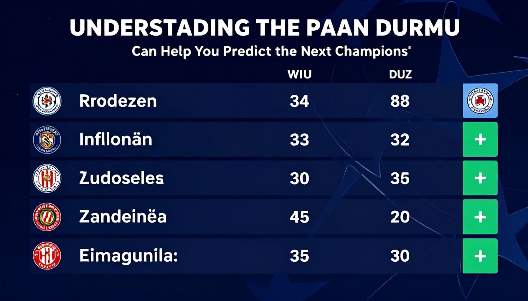 Why Understanding the Puan Durumu Can Help You Predict the Next Champions*