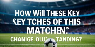 Bu Sezonun Bu Anahtar Maçlar, Puan Durumunu Nasıl Değiştirecek? How Will These Key Matches of This Season Change the Points Standing?