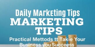 Günlük Pazarlama İpucları: İşletmenizi Başarıya Taşımak İçin Pratik Yöntemler Daily Marketing Tips: Practical Methods to Take Your Business to Success