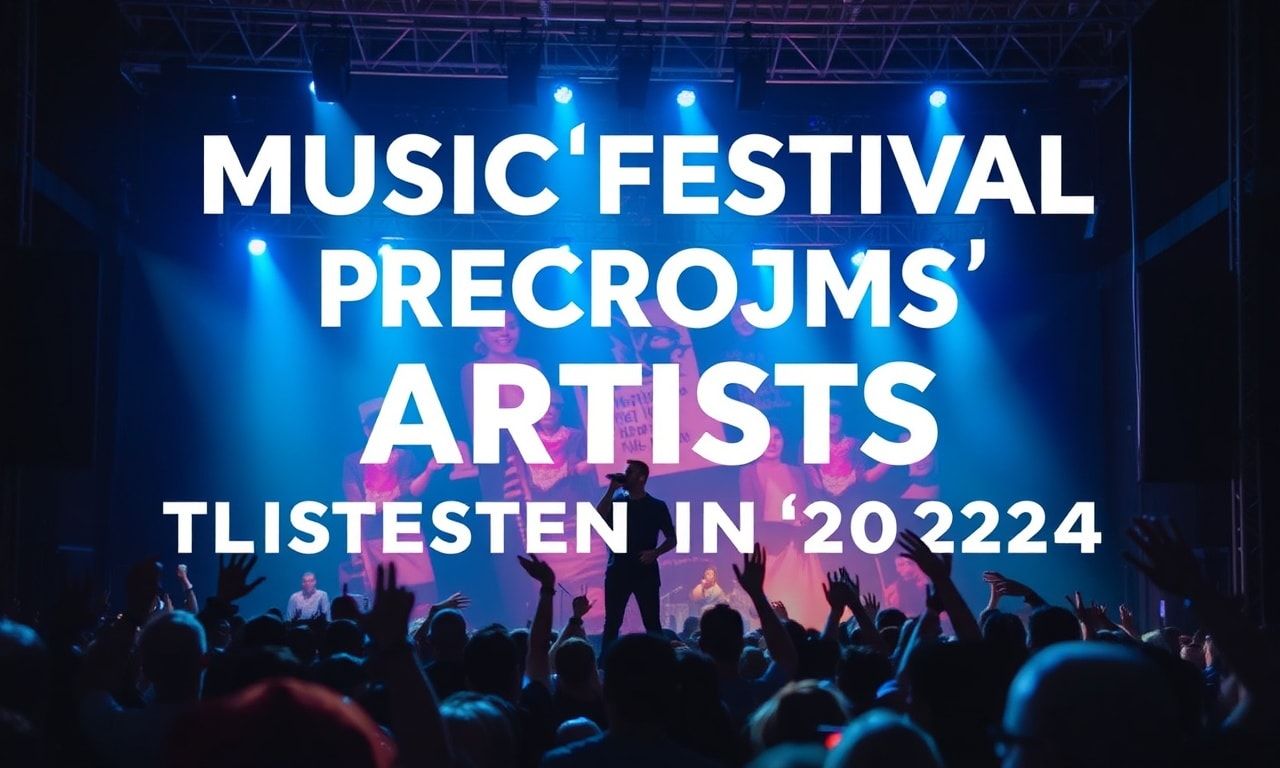 Müzik Festivali Programları: 2024'te Dinlemeniz Gereken En Çıtıcı Sanatçılar