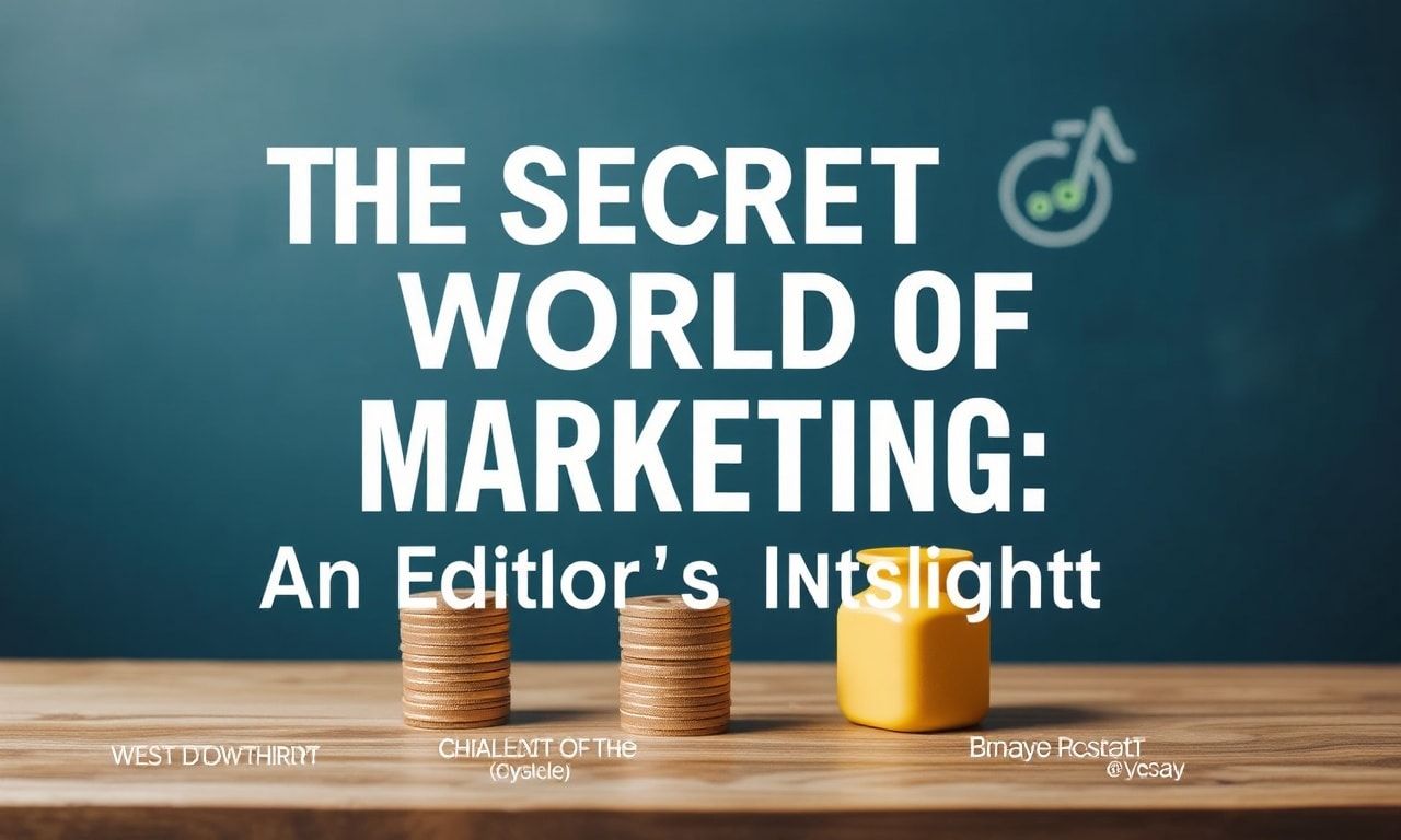 Marketing'in Gizli Dünyası: Bir Editörün İçgörüleri