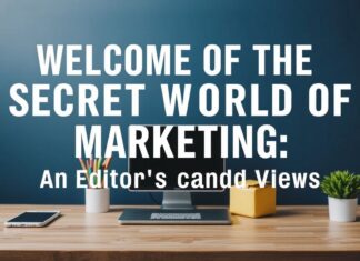 Marketing’in Gizli Dünyasına Hoş Geldiniz: Bir Editörün Açık Görüşleri Welcome to the Secret World of Marketing: An Editor's Candid Views